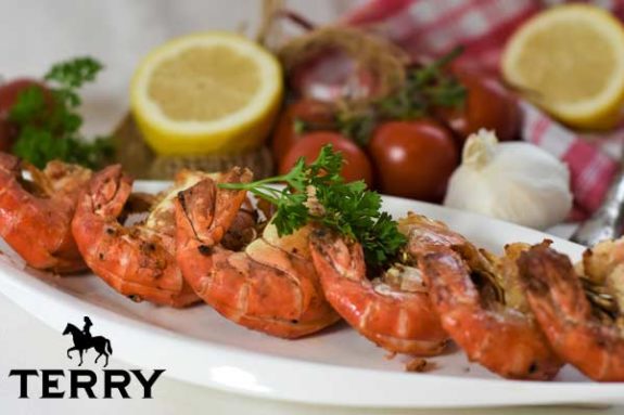 Langostinos al horno con brandy, receta en pocos pasos